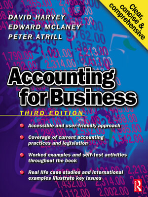 cover image of Accounting for Business